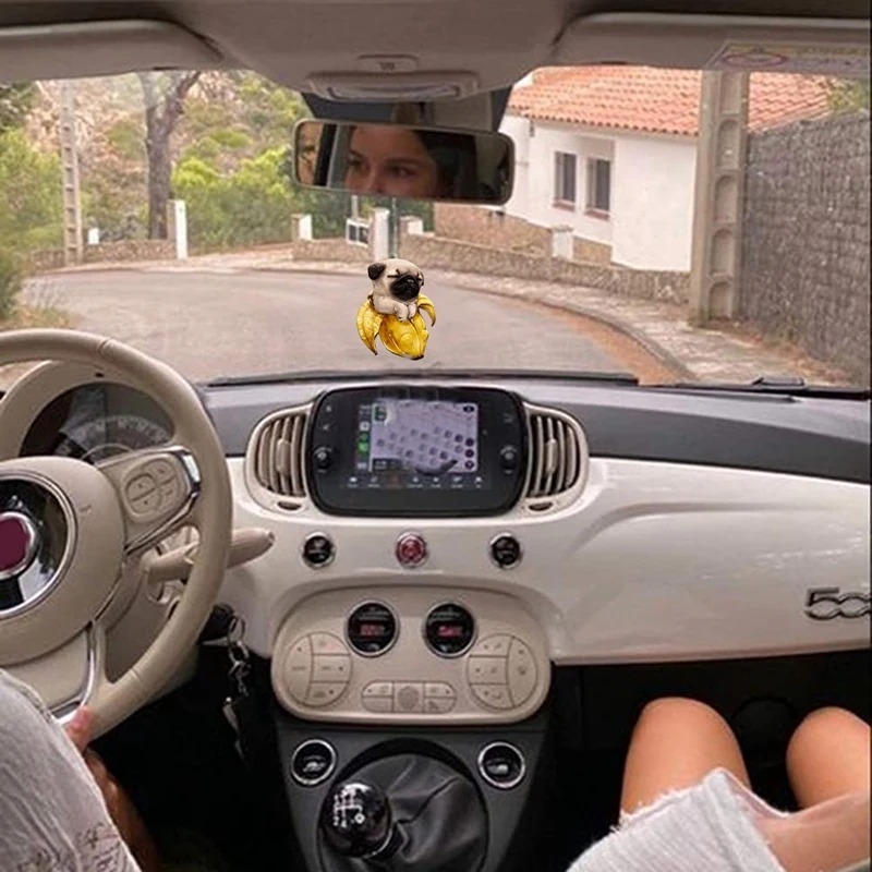 Car Pendant Mini Cat Dog Hangi - Car Accessories Mirror Hanging 评论和价格