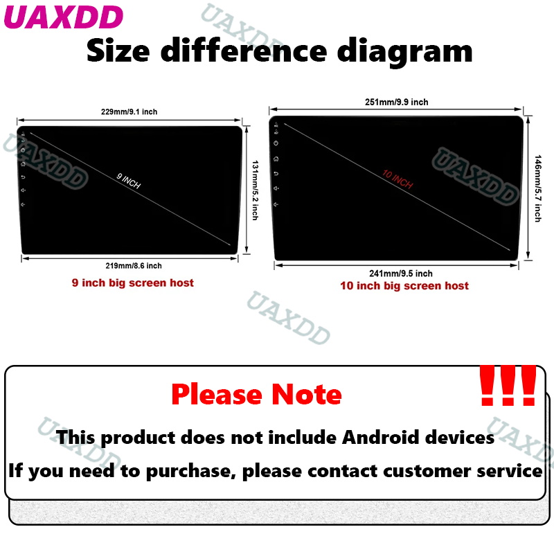 UAXDD 2 Din Car For 2010-2016  - Car Accessories Online 评论和价格