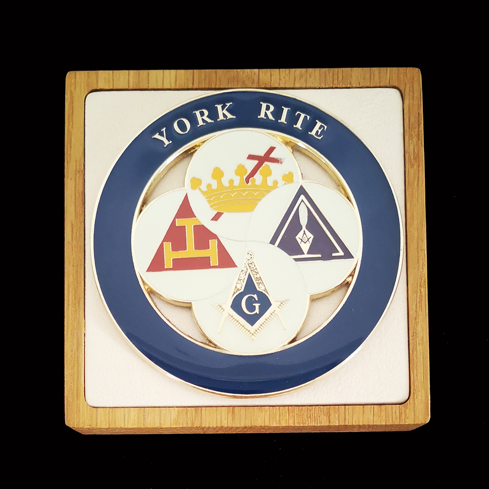 Masonic Car Emblem Badge YORK  - Car Accessories York 评论和价格