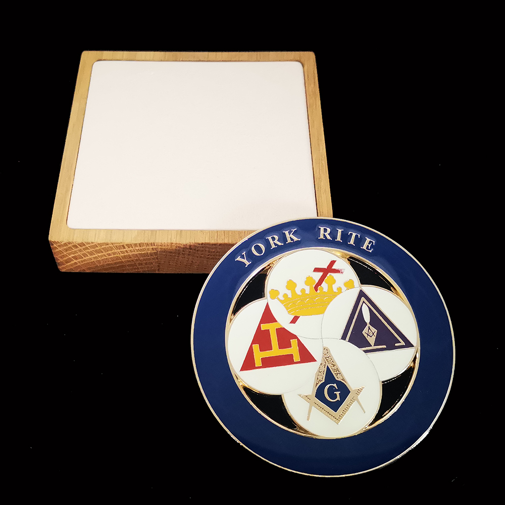 Masonic Car Emblem Badge YORK  - Car Accessories York 评论和价格