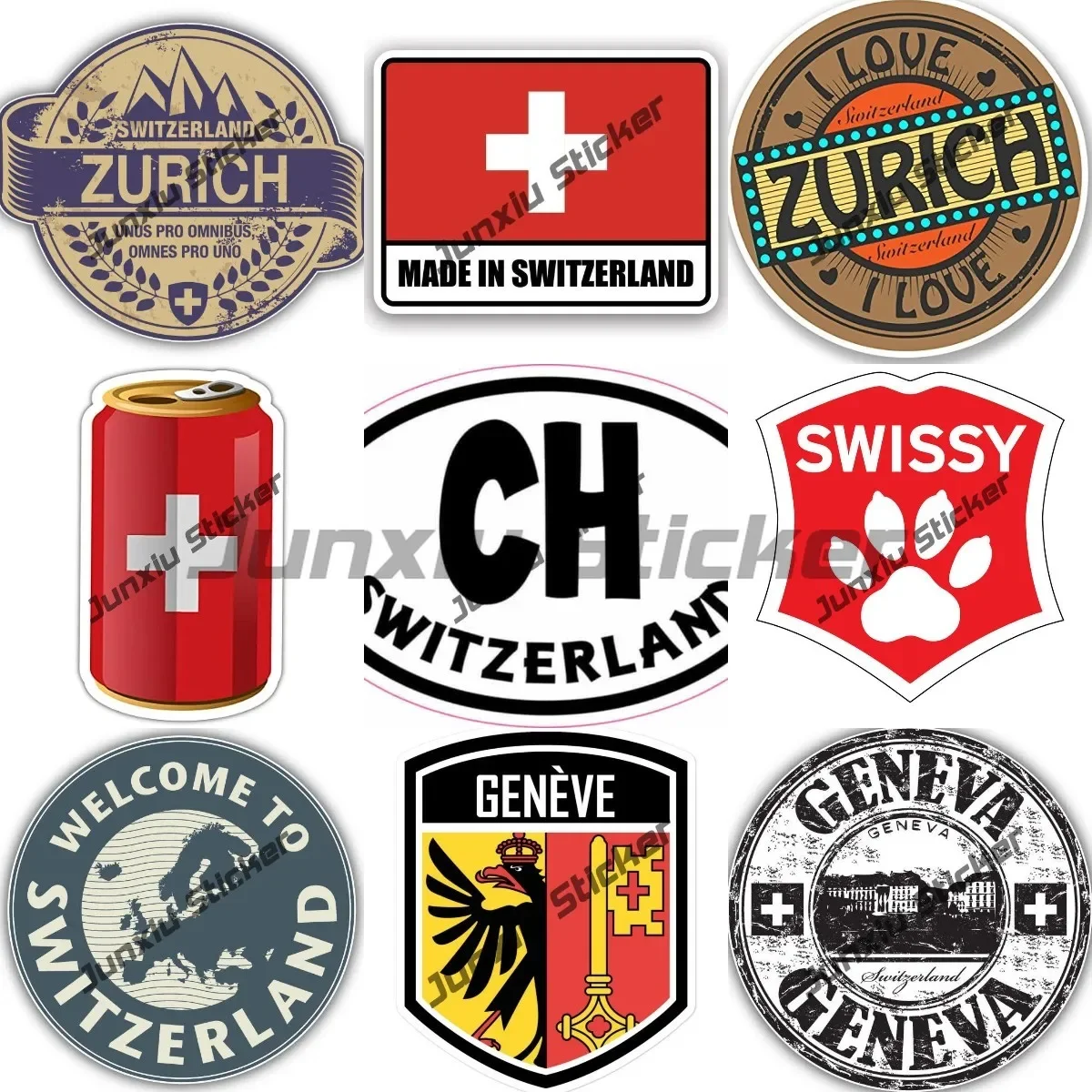 Swissy Sticker Circular Seal S - Car Accessories Zurich 评论和价格