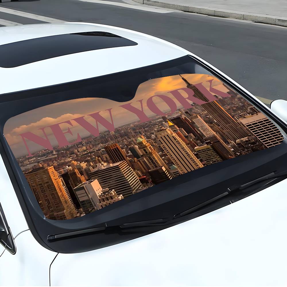 New York Aesthetic Art Car Sun - Car Accessories York 评论和价格