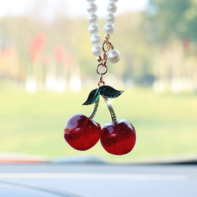 Fashionable Cherry Car Interio - Car Accessories Mirror Hanging 评论和价格