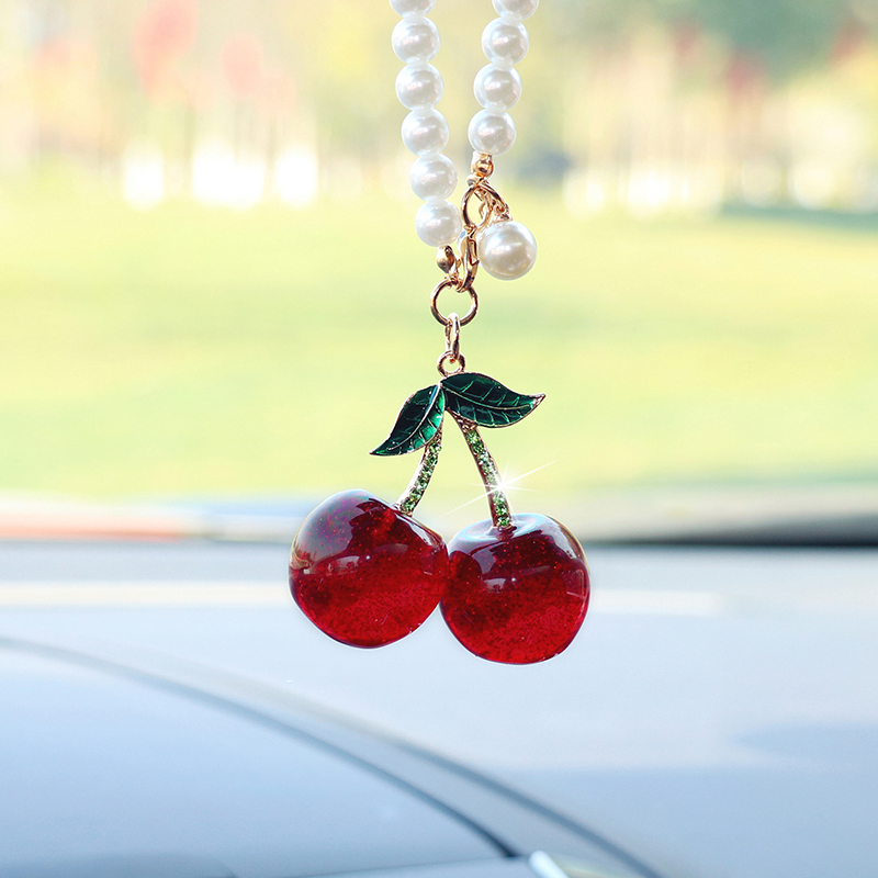 Fashionable Cherry Car Interio - Car Accessories Mirror Hanging 评论和价格