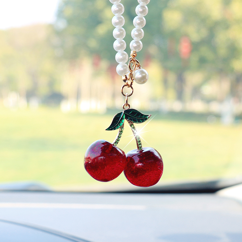 Fashionable Cherry Car Interio - Car Accessories Mirror Hanging 评论和价格