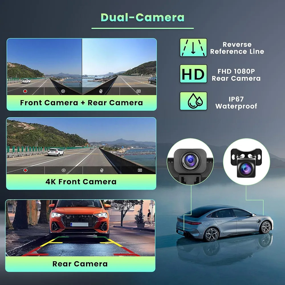 Carplay DashCam Dash Cam Front - Car Dash Cam 评论和价格