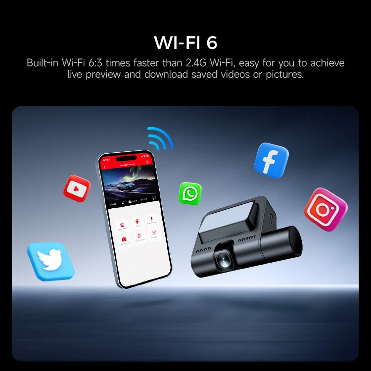 LINGDU V630 4K 2.4'' Screen Wi - Car Dash Cam 评论和价格