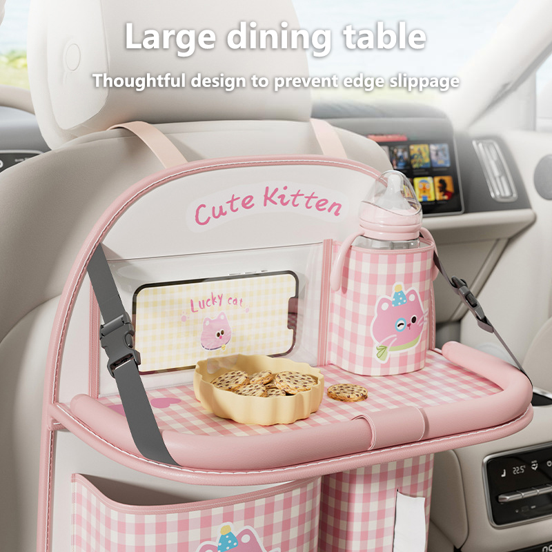 Lovely Cat Car Seat Back Stora - Back Seat Car Table 评论和价格