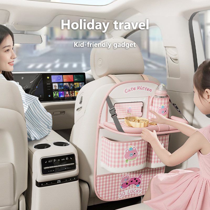 Lovely Cat Car Seat Back Stora - Back Seat Car Table 评论和价格