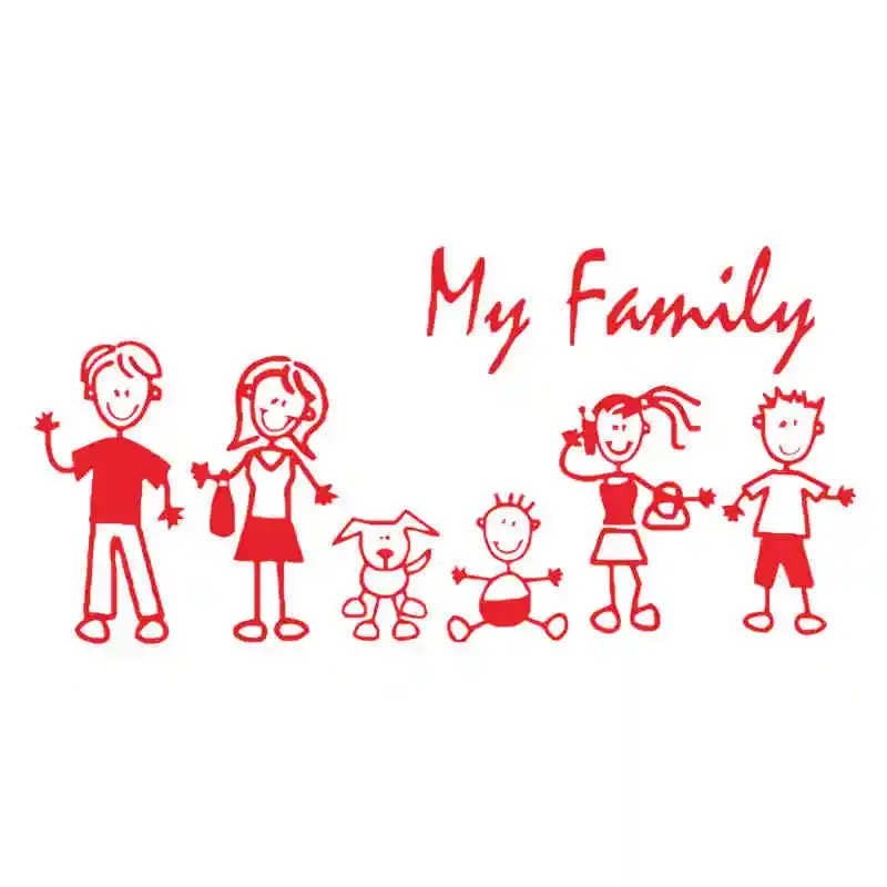 Car Sticker Family Stick Figur - Car Accessories On Amazon 评论和价格