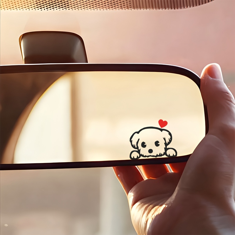 2PCS Cute Cartoon Dog Fun Viny - Car Accessories On Amazon 评论和价格