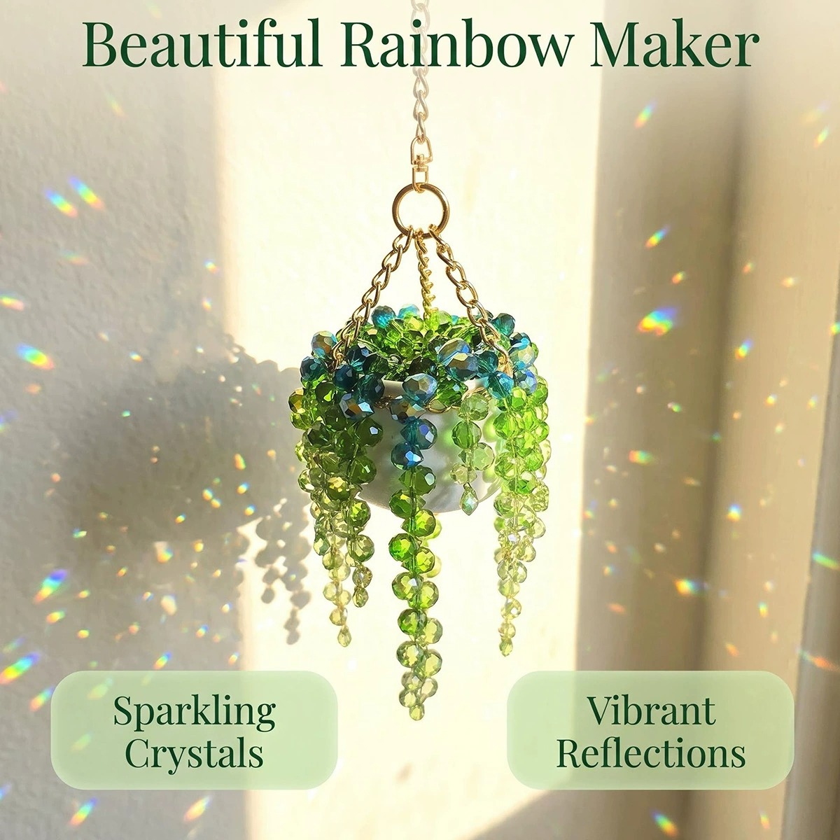Handmade Crystal Bead Trailing - Car Accessories Mirror Hanging 评论和价格
