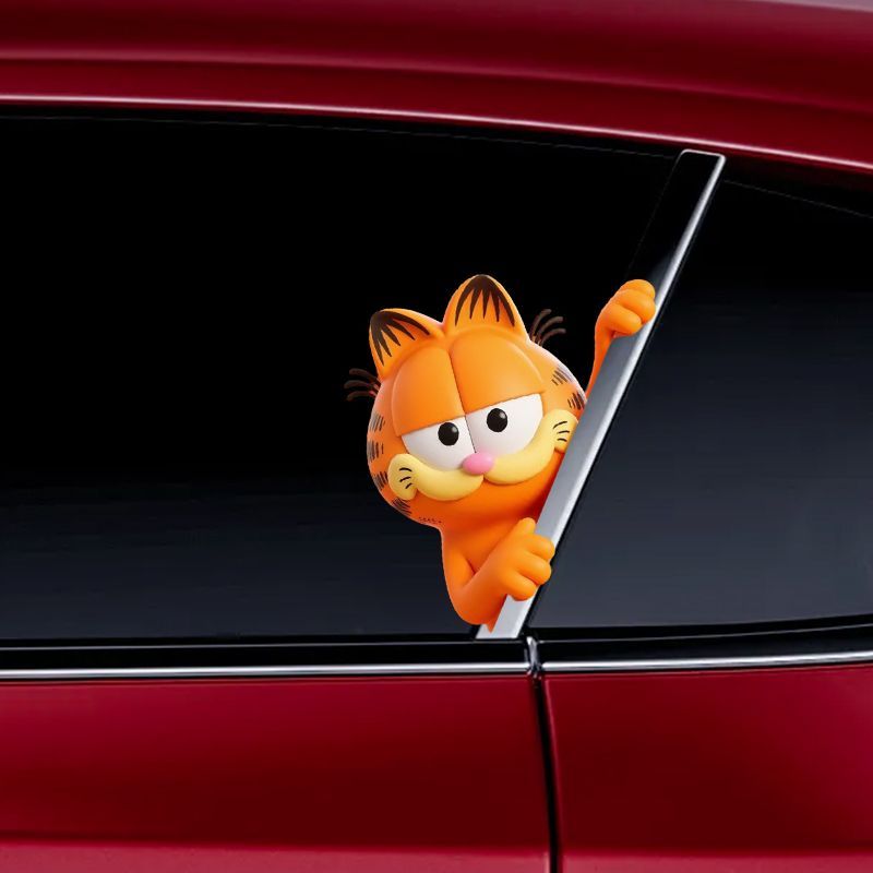 Garfield anime cartoon cute fu - Car Accessories Sticker 评论和价格
