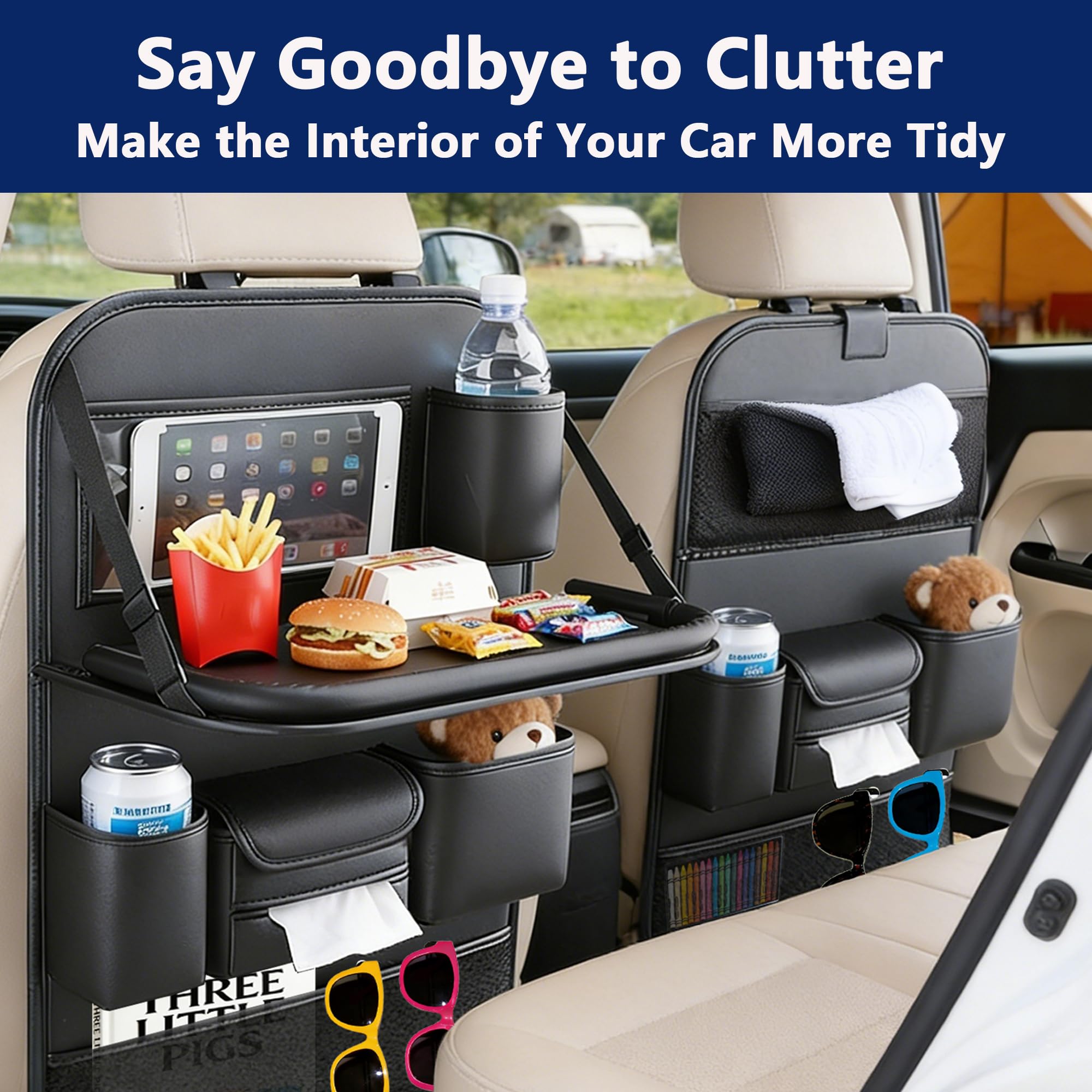 Multifunctional Car Backseat O - Back Seat Car Table 评论和价格