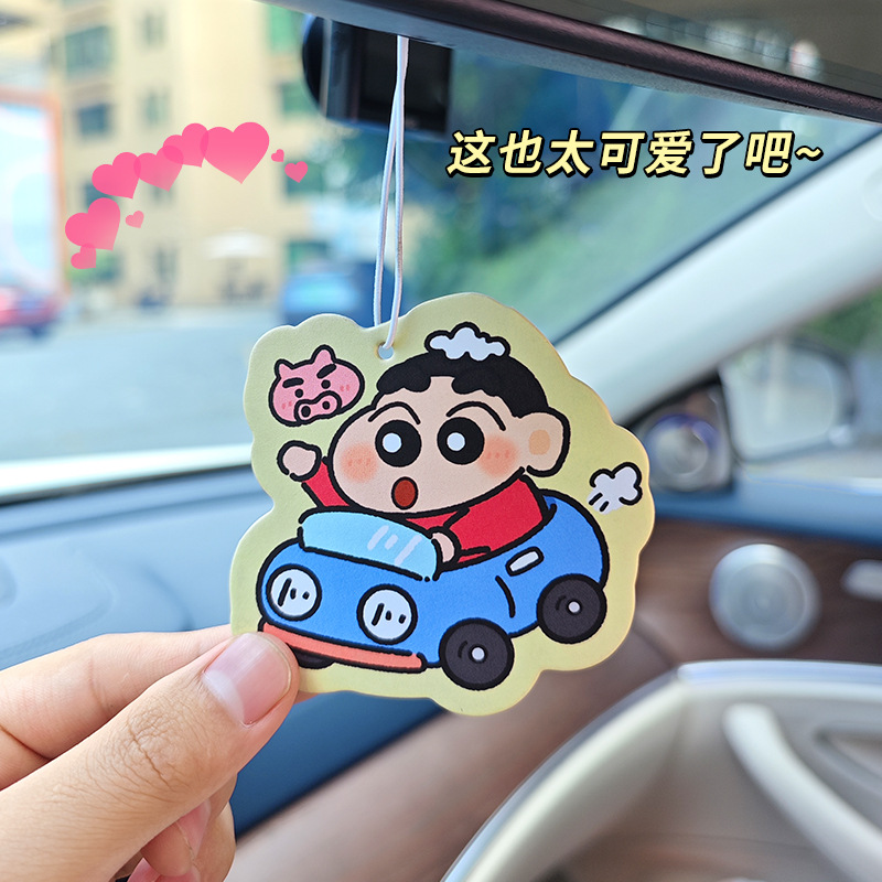 Kawaii Shin Chan Car Air Fresh - Car Accessories Mirror Hanging 评论和价格