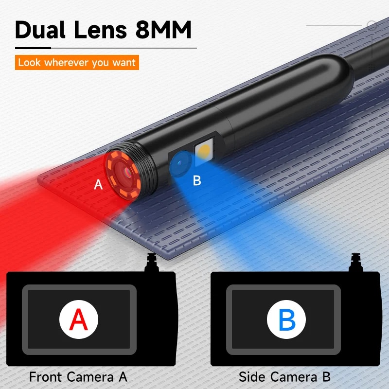 5.5/8mm 4.3in Single Dual Lens - Car Accessories Online 评论和价格