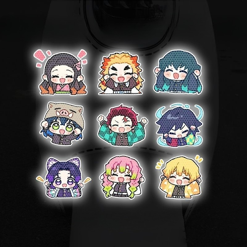 Demon Slayer cartoon personali - Car Accessories Sticker 评论和价格