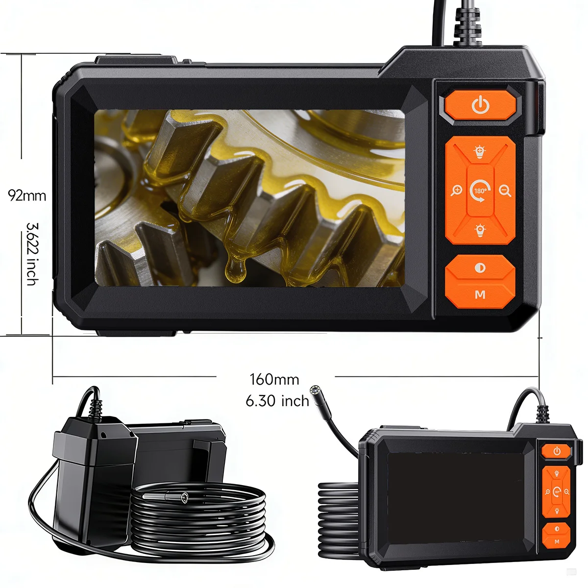 Endoscope Camera 1080P 8mm Sin - Car Accessories Mirror Hanging 评论和价格