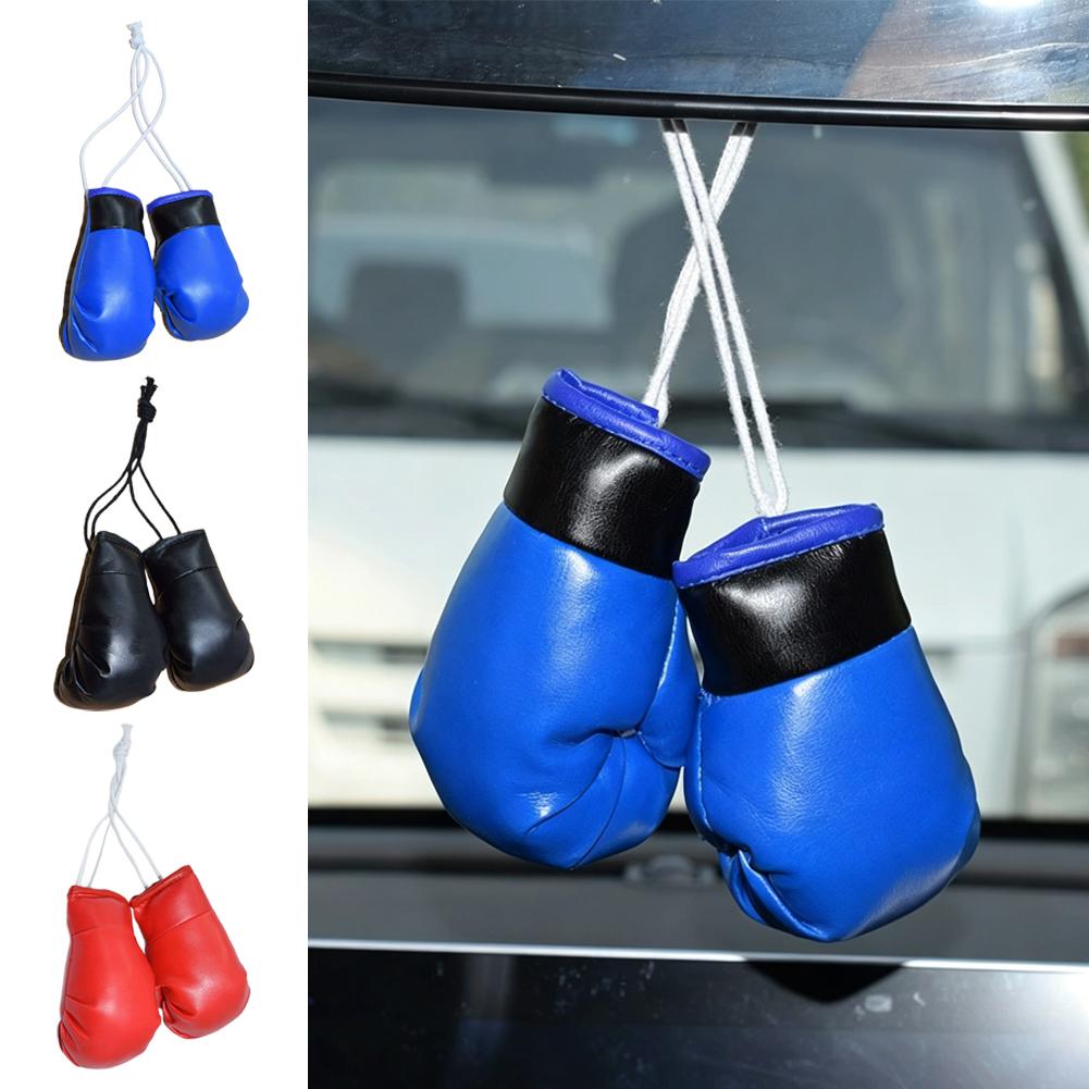 1 Pair Car Boxing Gloves Hangi - Car Accessories Mirror Hanging 评论和价格
